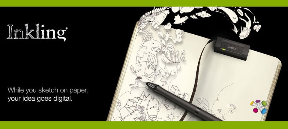 Wacom Introduces Inkling To Bridge The Gap Between Paper And Tablets