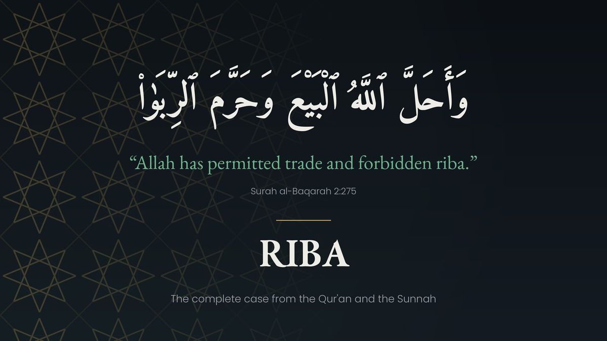 Riba: A study in evidence