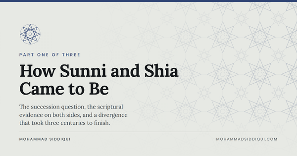How Sunni and Shia Came to Be