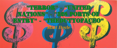 "TERROR" - "UNITED NATIONS" - "328 PORTS OF ENTRY" - "THEDUTYOFACEO"