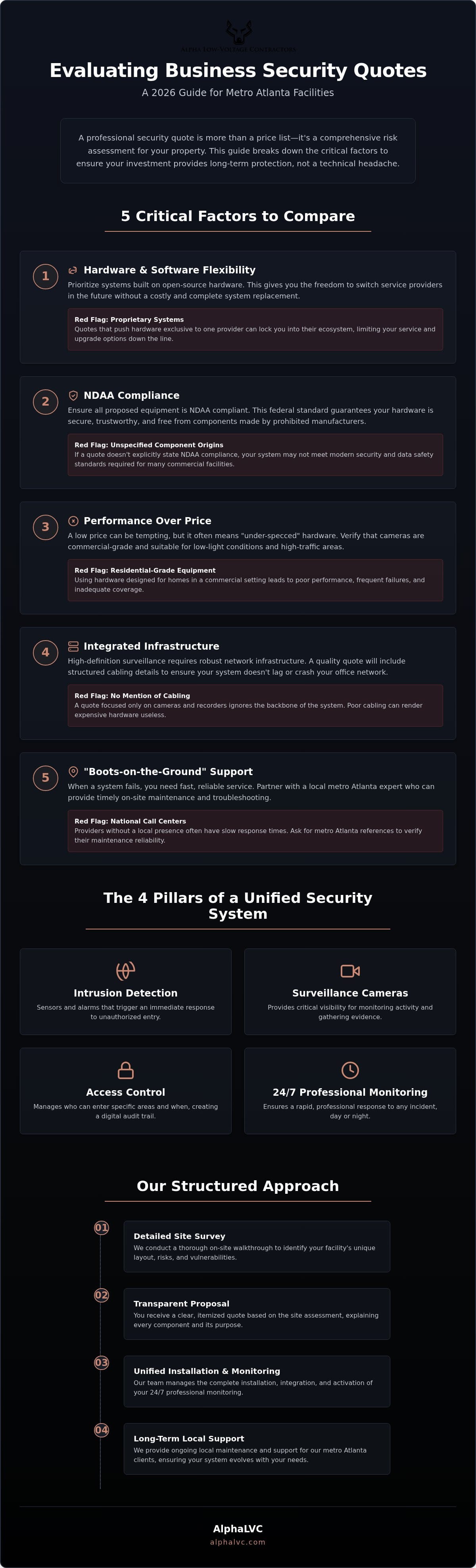 Atlanta business security system quotes