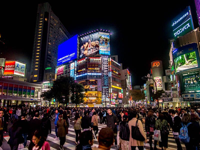 Tokyo itinerary: Shibuya crossing