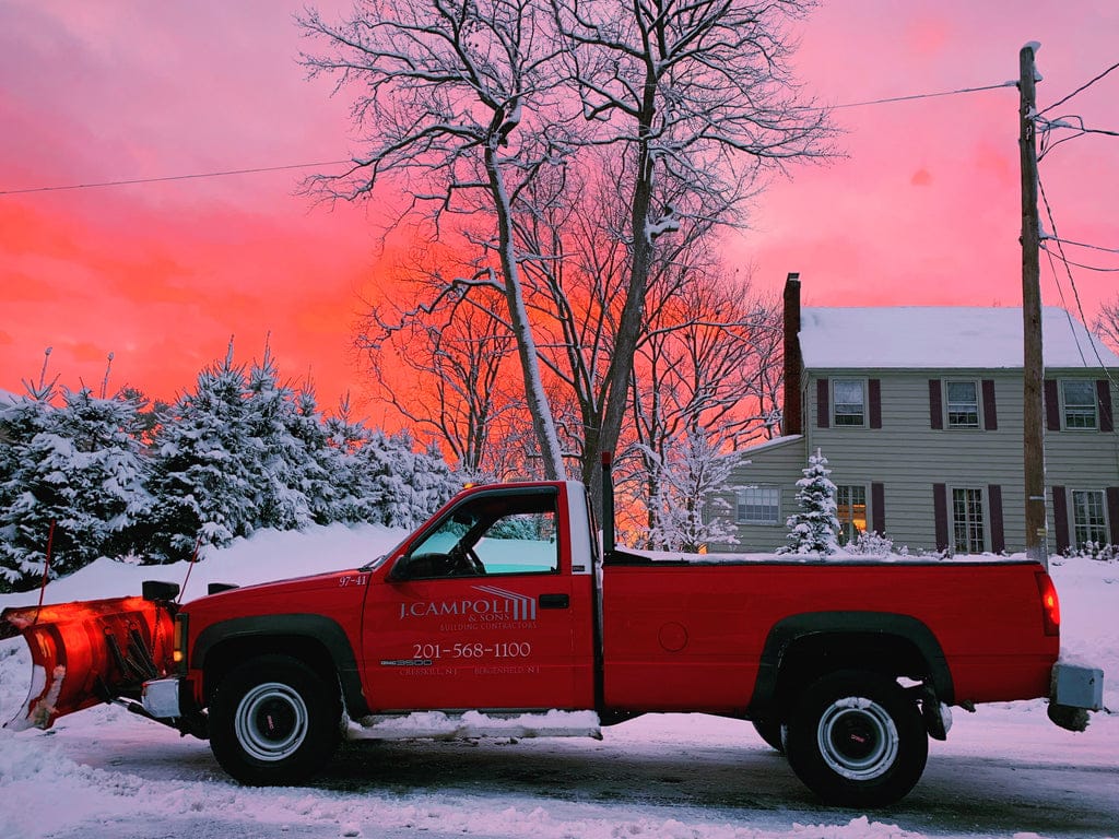 J. Campoli & Sons plow truck in Cresskill, NJ