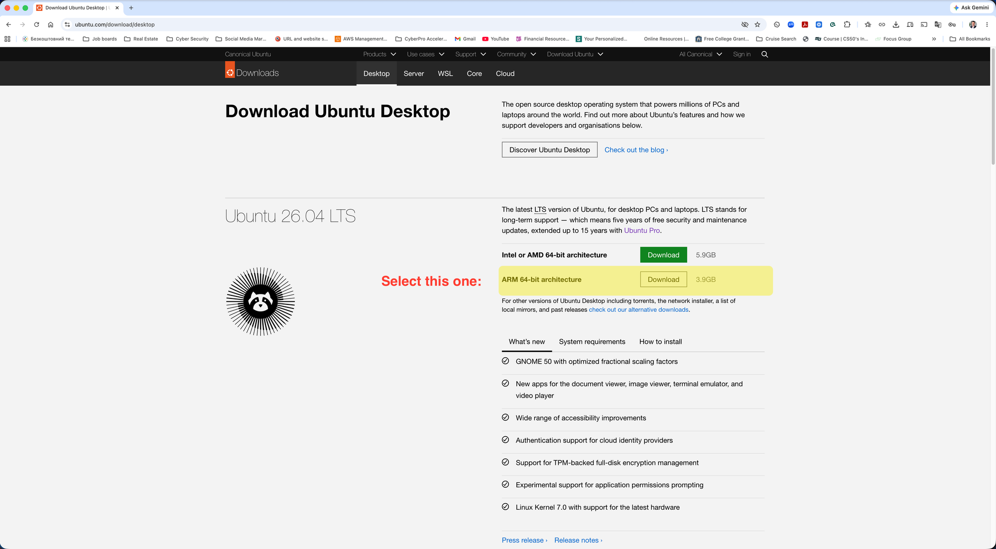 Ubuntu download desktop