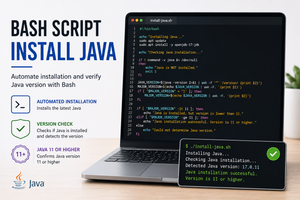 Bash Script - Install Java