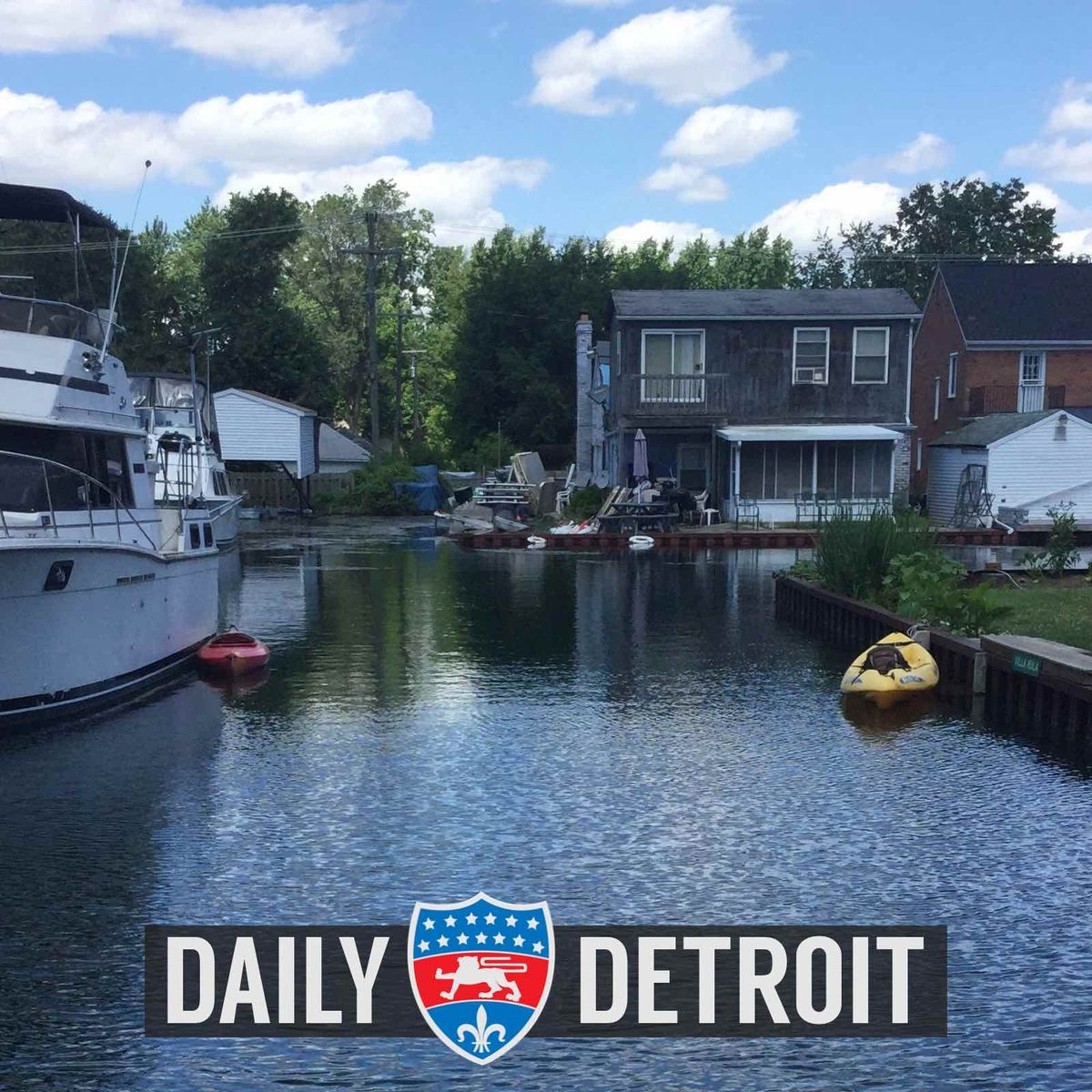 Featured image for the Climate change and flooding put the "The Venice of Detroit" at risk podcast.