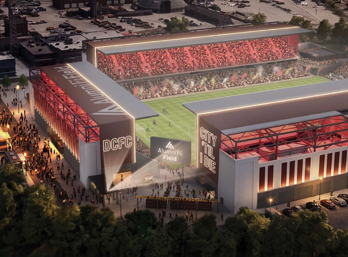 Featured image for the New Detroit City FC Stadium Details, Closings Shake Nightlife, CPA Building For Sale podcast.