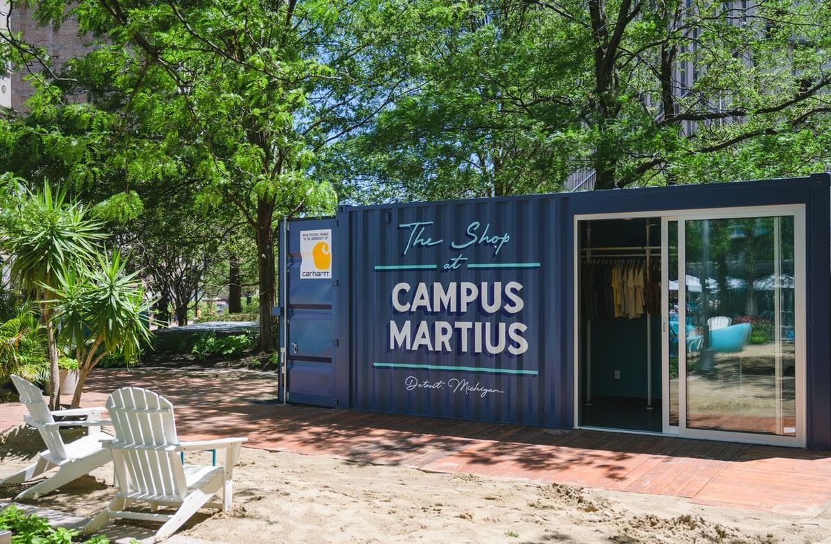 New Mini-Shop Pops Up in Campus Martius, Backed by Carhartt