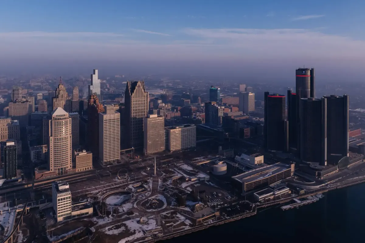 Featured image for the Inside The $2.2 Billion Plan For Detroit's Renaissance Center podcast.