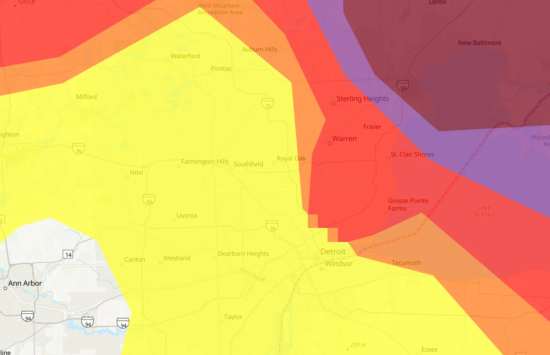 Wildfire Smoke Is Rolling Into Detroit