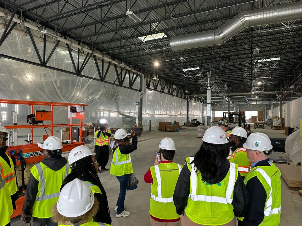 Cover image for the Peek inside Detroit's new bus terminal, A RenCen tower locks the doors (Plus 5 more stories to know around town) newsletter.