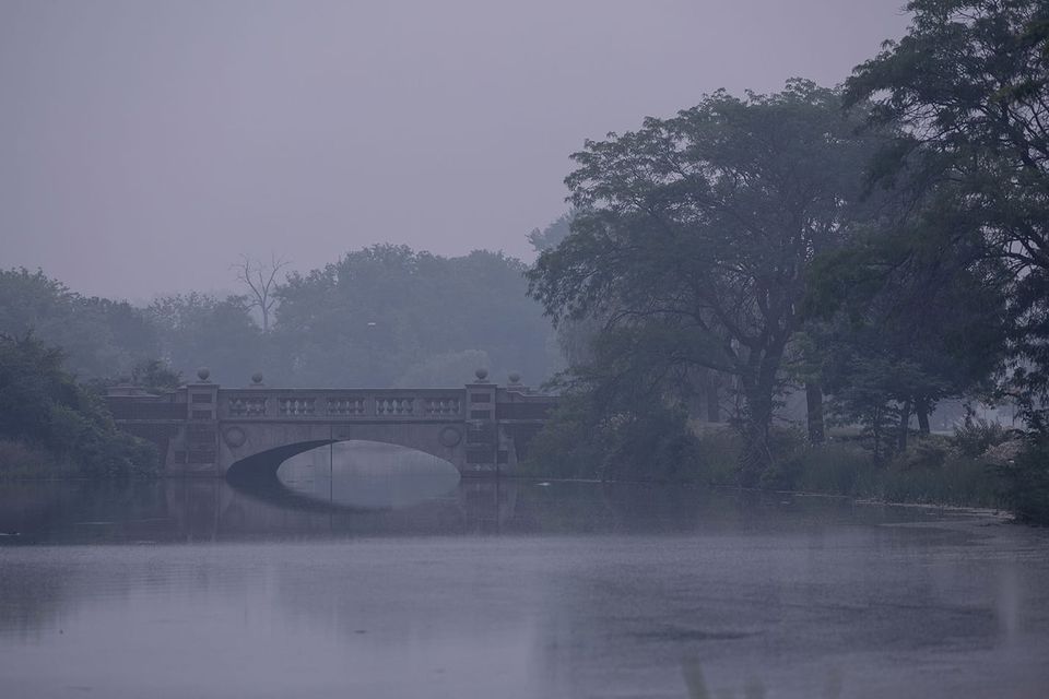 Cover image for the PHOTOS: Belle Isle In Wildfire Smoke + Weekend Picks newsletter.