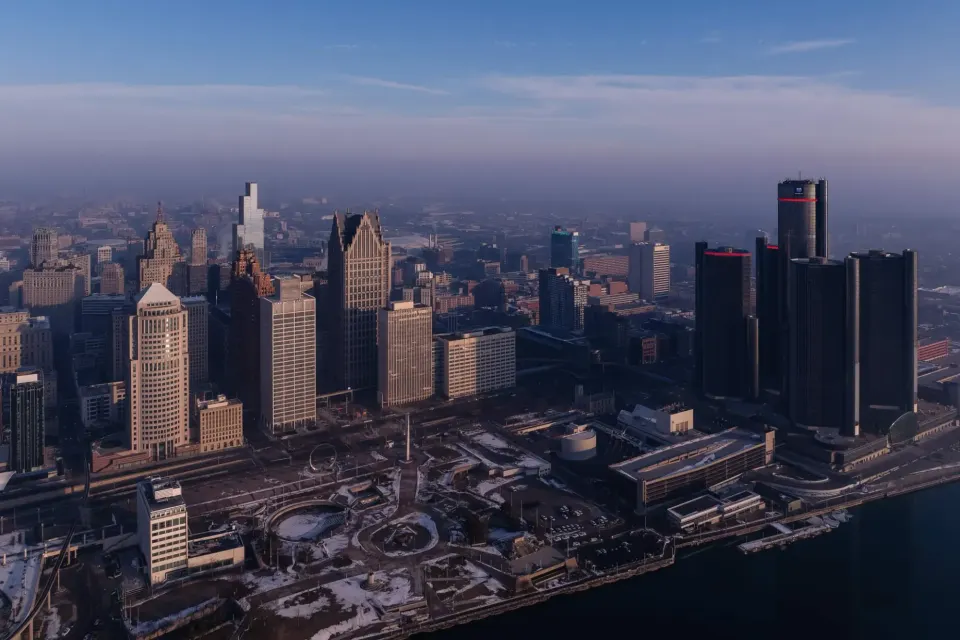 Featured image for the Inside The $2.2 Billion Plan For Detroit's Renaissance Center podcast.