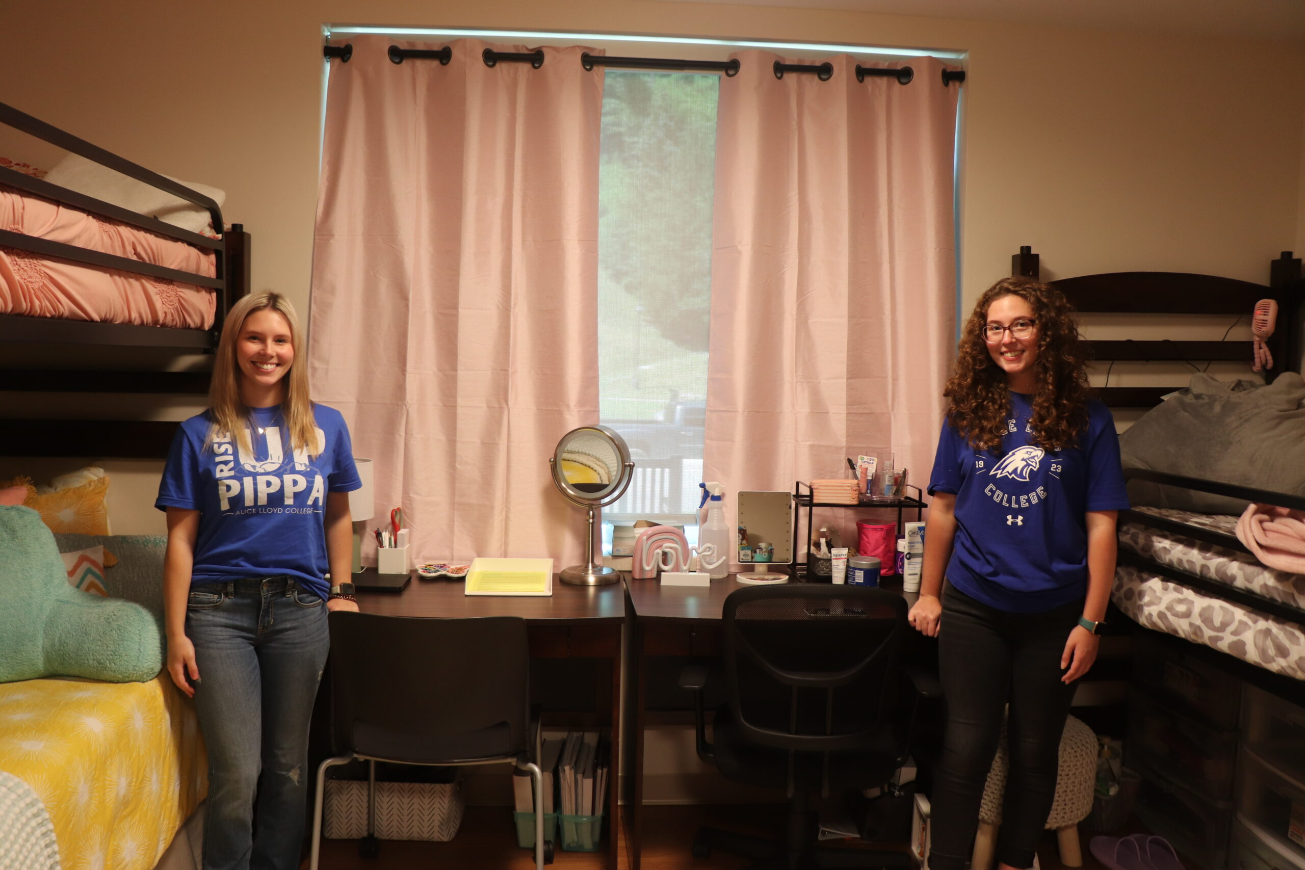 female students in a dorm - College Dorm