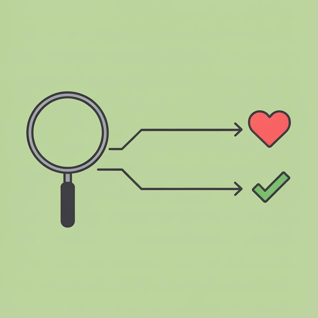 One path splitting into two directions, representing the choice of whether accounting is the right fit