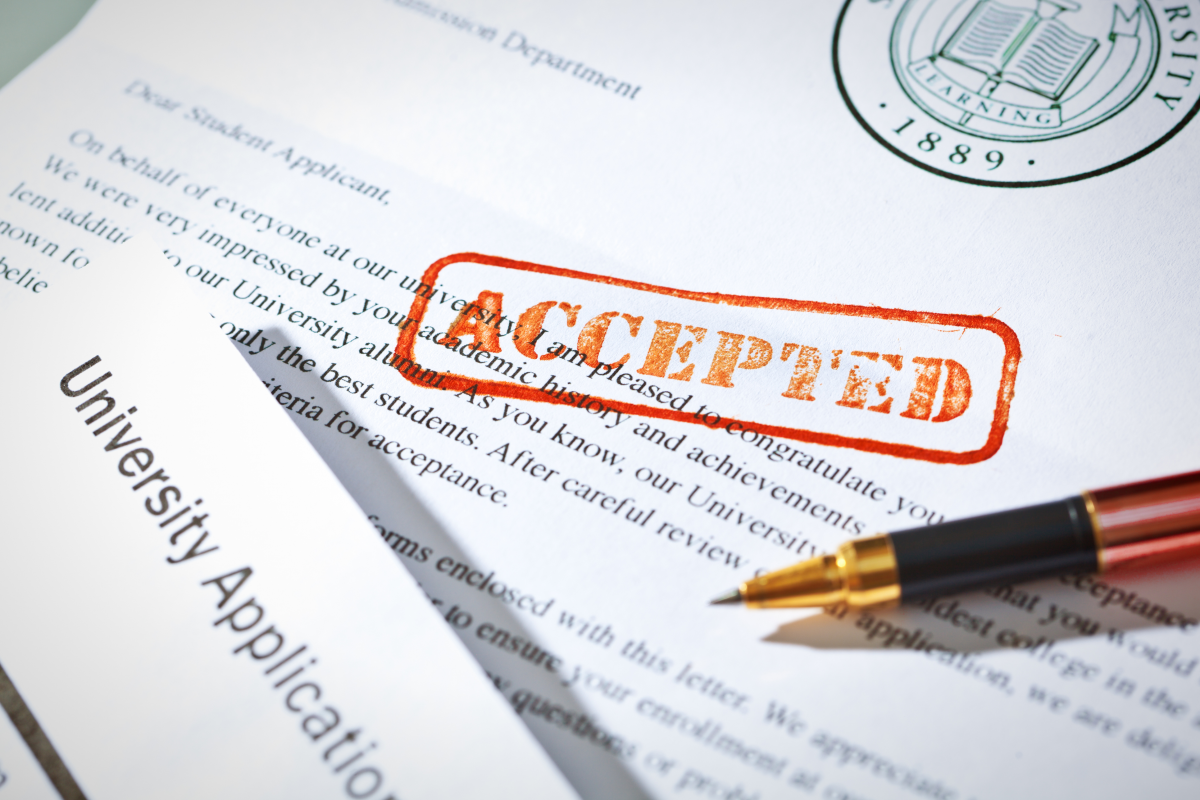 an accepted application - How Many Colleges Should I Apply To