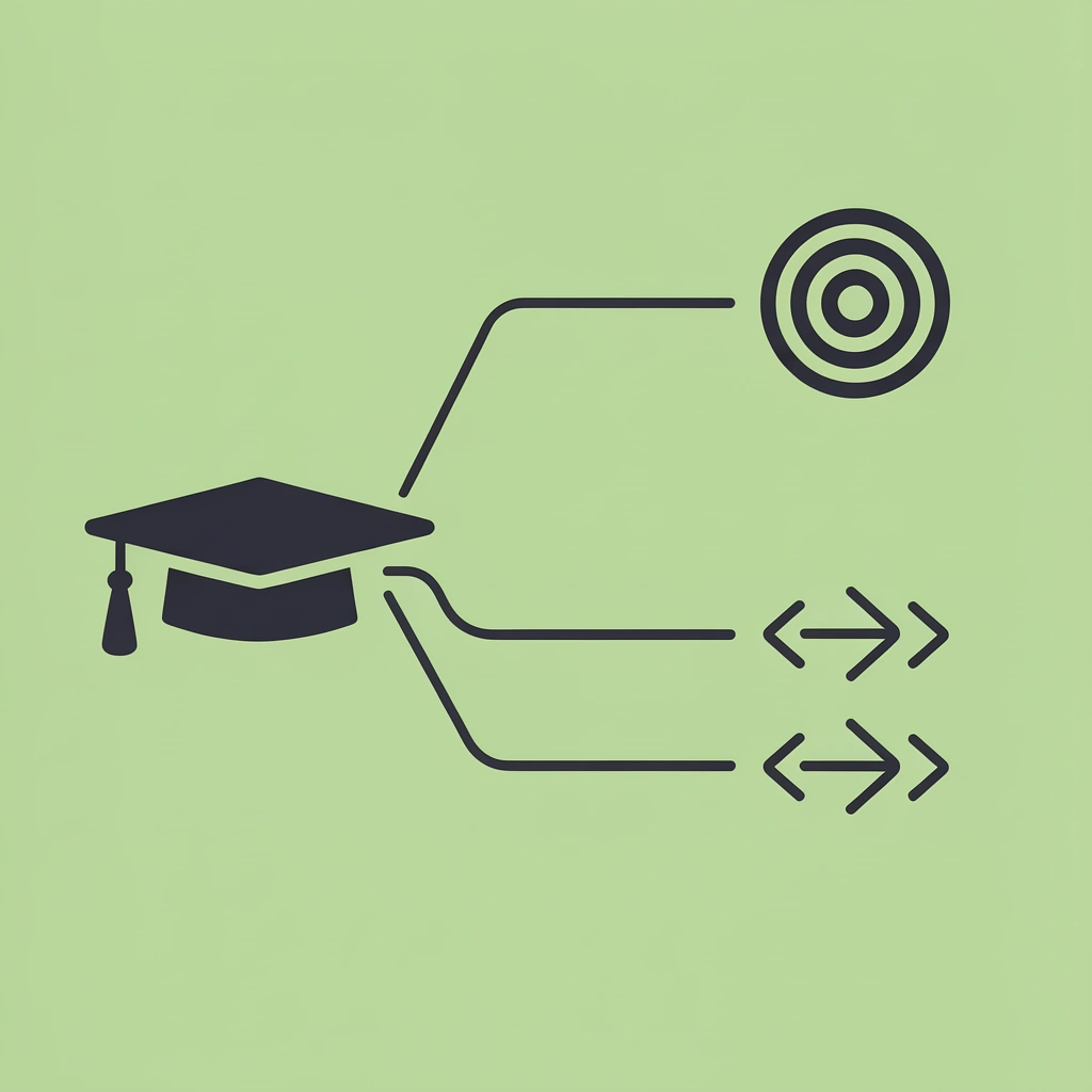 Two paths diverging, representing reactive and proactive college planning approaches