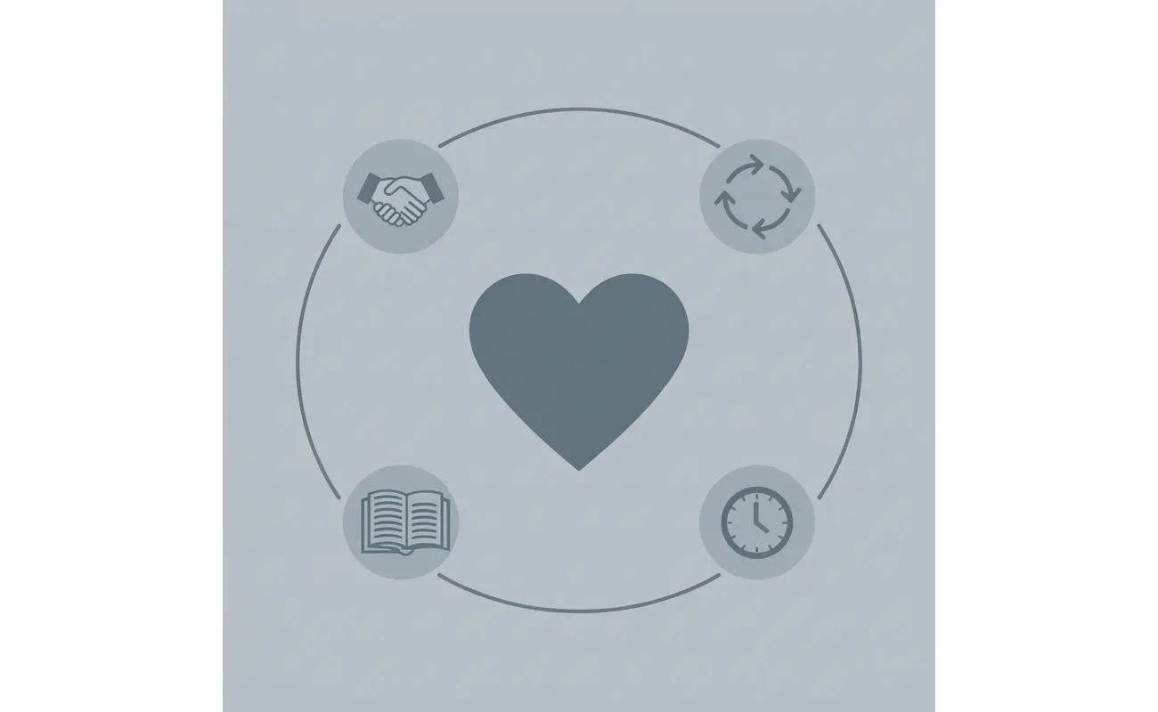 Central hub showing health science scholarships connected to healthcare education, workforce development, and other funding organizations