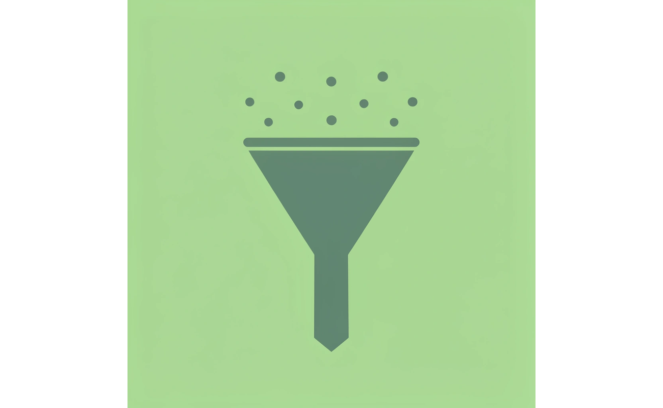 Funnel showing many general applications narrowing to specific niche scholarships