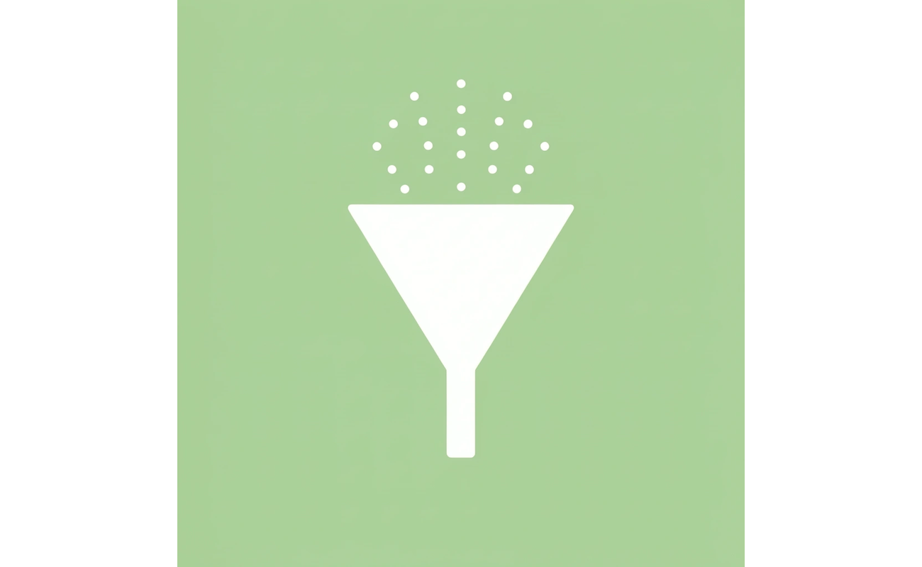 Funnel diagram showing thousands of scholarships narrowing to top 10-20 awards that most students pursue