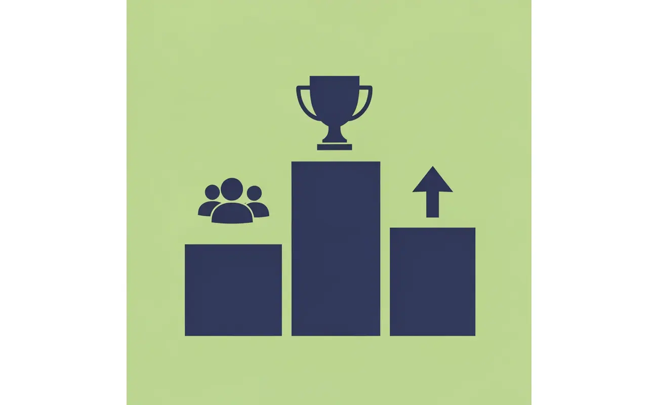  Podium showing high competition for top-ranked, well-known scholarship opportunities