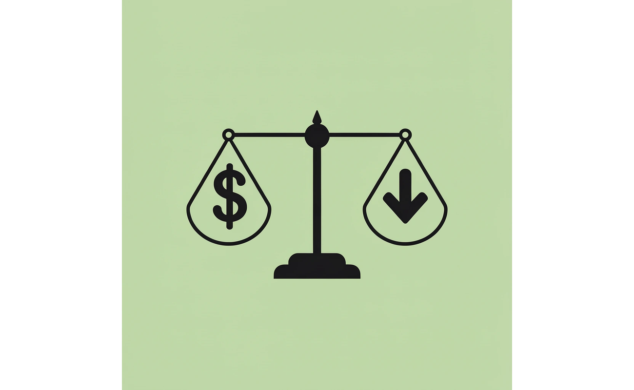  Balance scale comparing expensive traditional college counselors on one side versus free Kollegio AI counselor on the other