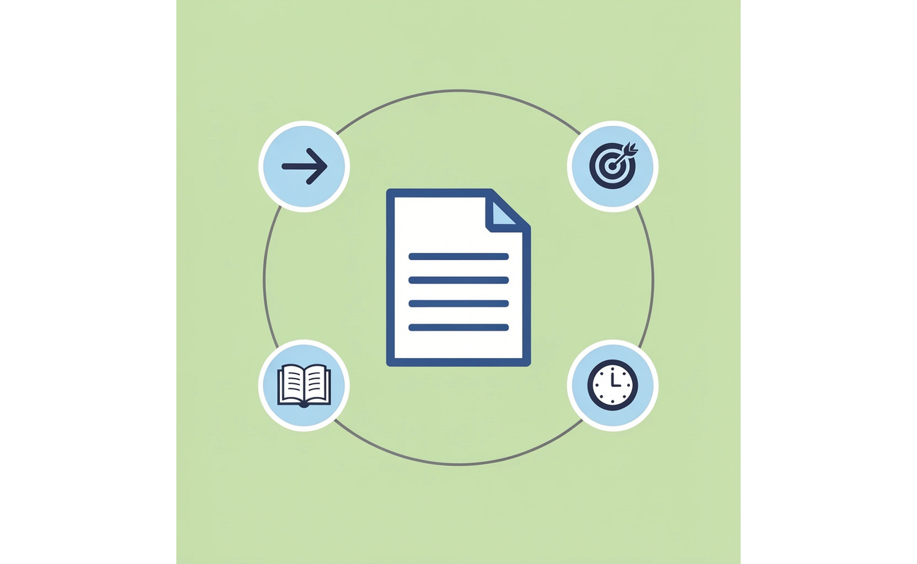  Central hub showing coursework, writing samples, published work, and editorial experience connecting to scholarship opportunities