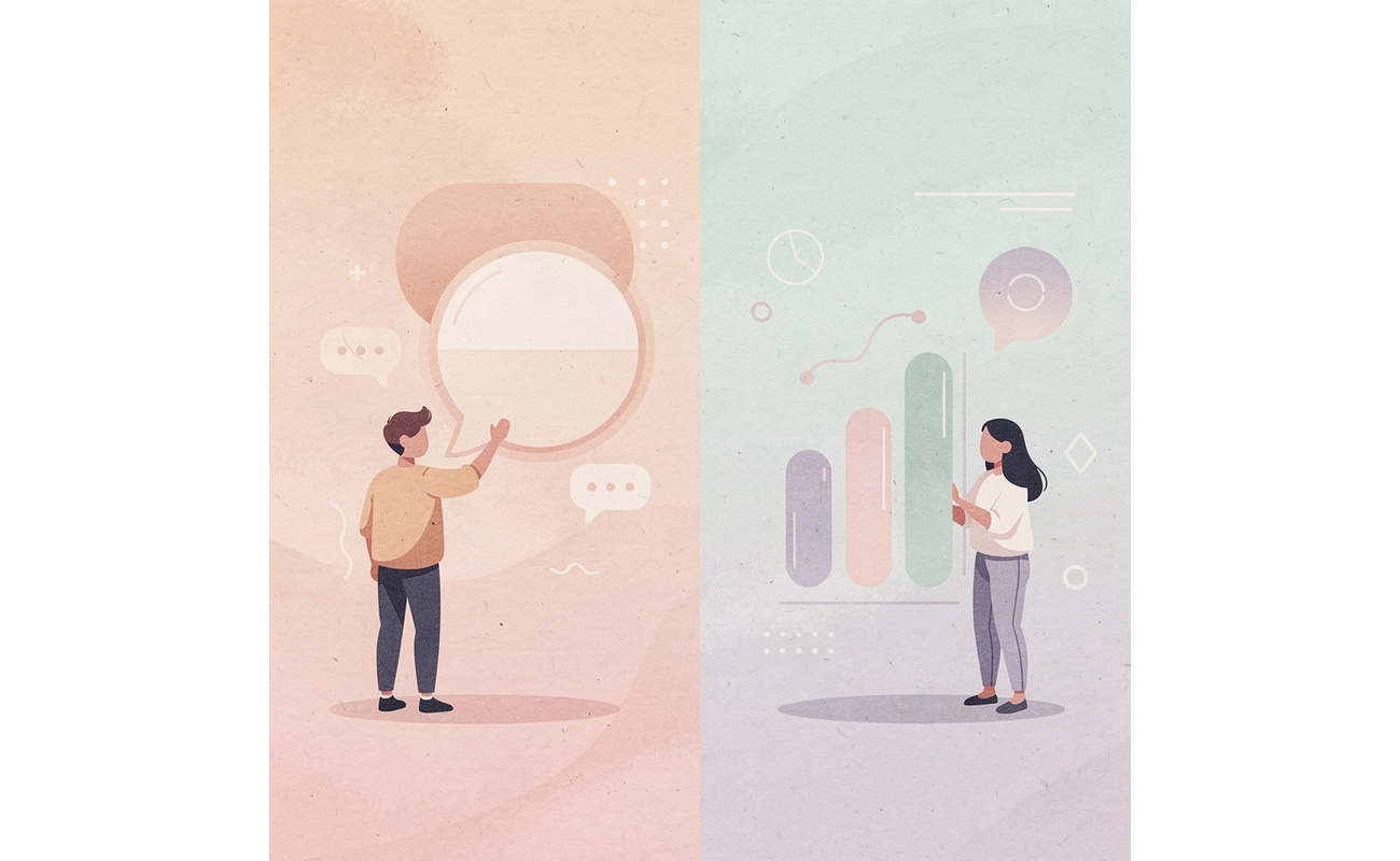 Split scene showing contrast between busy work and strategic study approaches