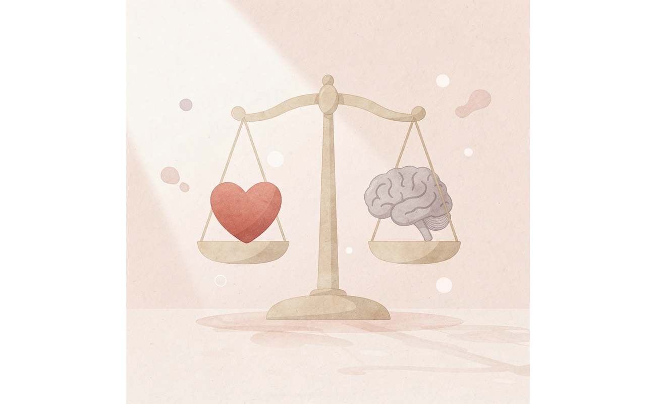 Balance scale comparing time spent versus quality study methods