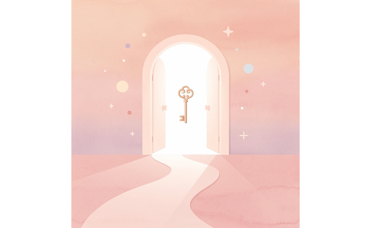 Gateway opening to reveal opportunities, representing how SAT scores open doors