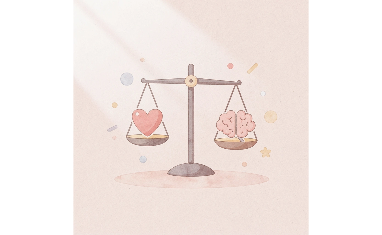 Balance scale comparing knowledge with time pressure