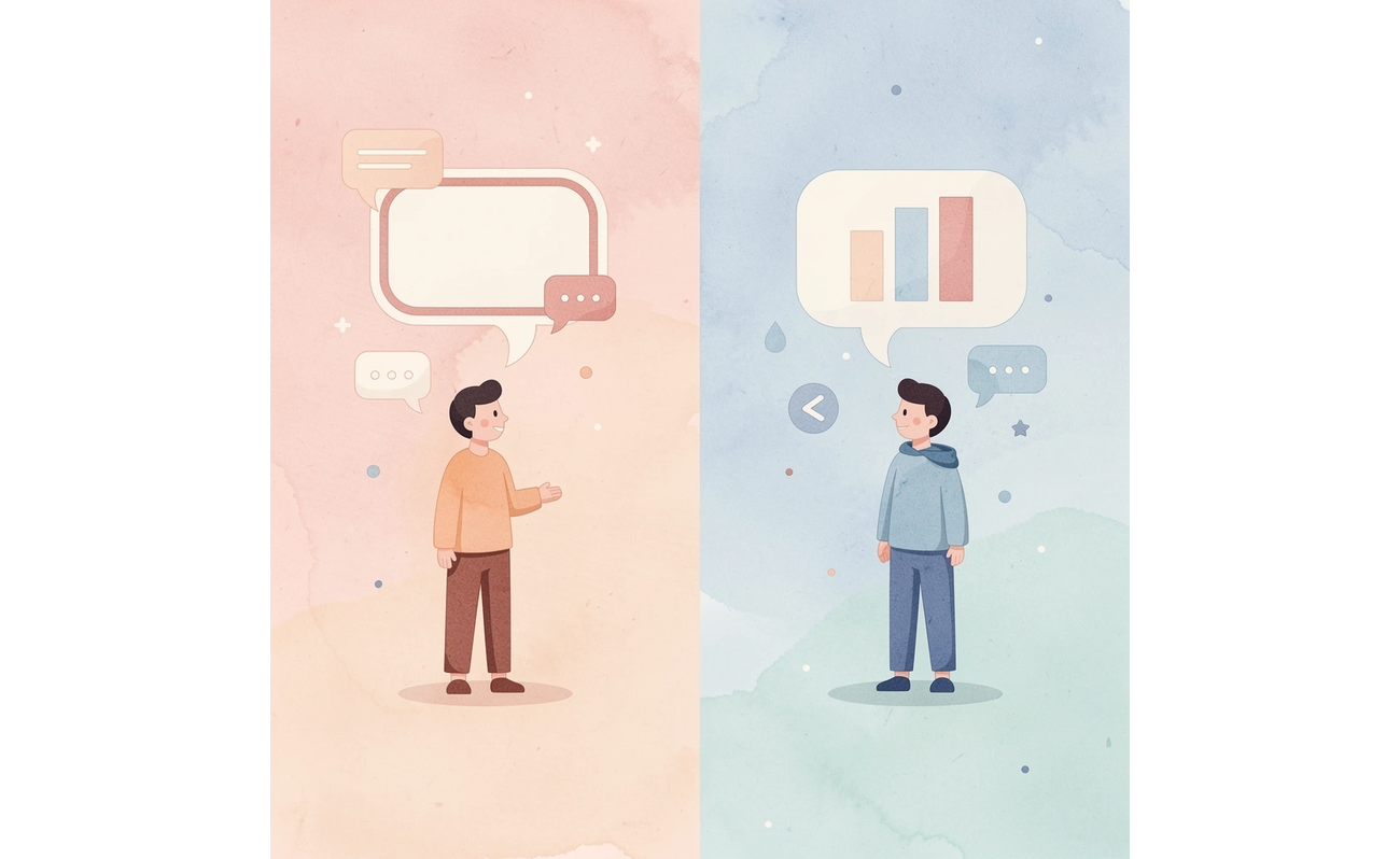  Split scene showing strategic practice versus unfocused reading