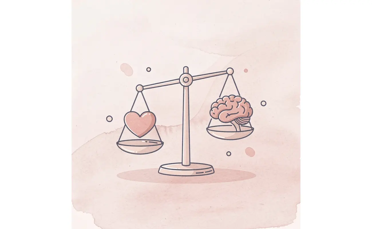 Balance scale comparing current score position versus target school requirements
