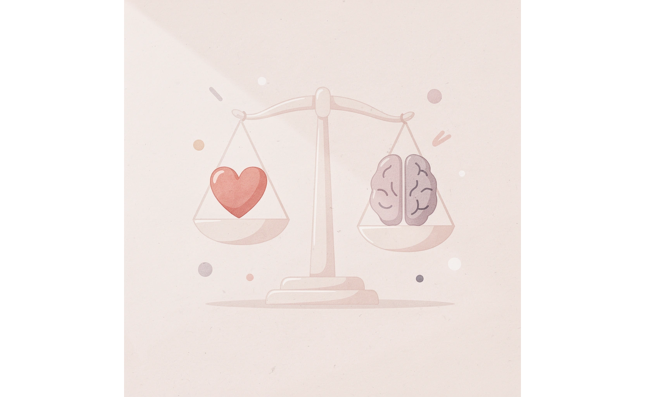 Balance scale comparing quality versus quantity in practice test selection