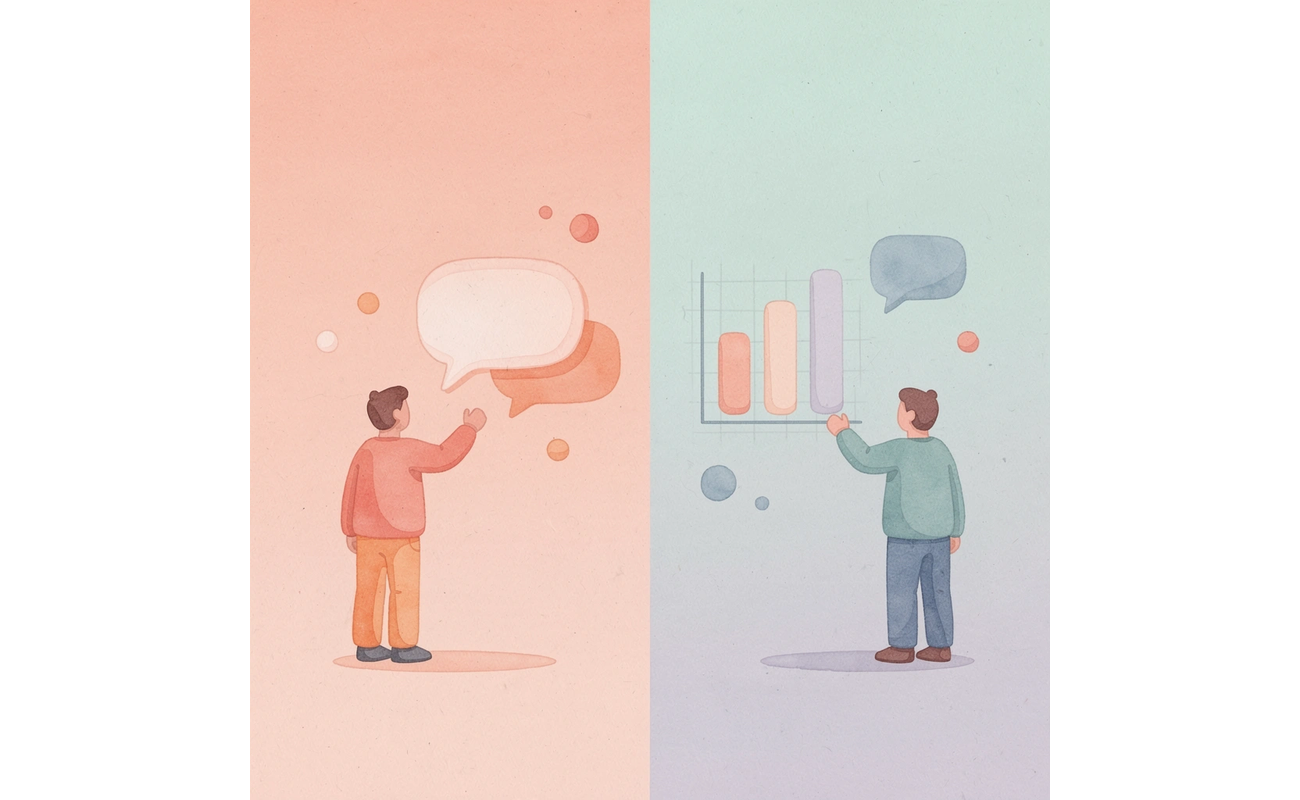 Illustration contrasting casual students versus competitive college applicants