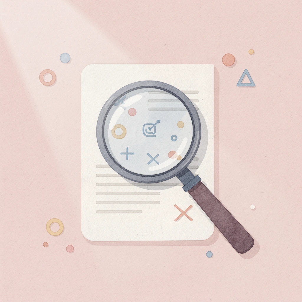 Scene of a magnifying glass examining a score, representing how the average SAT score misleads students