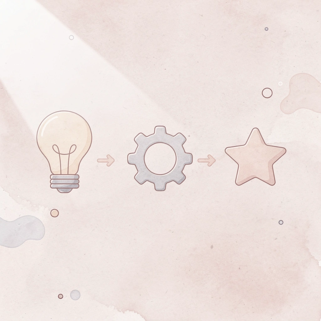 Three icons showing deadline management, financial aid, and academic success