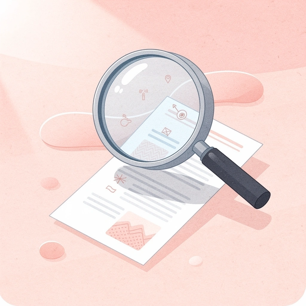 Magnifying glass examining college application data representing analysis and research