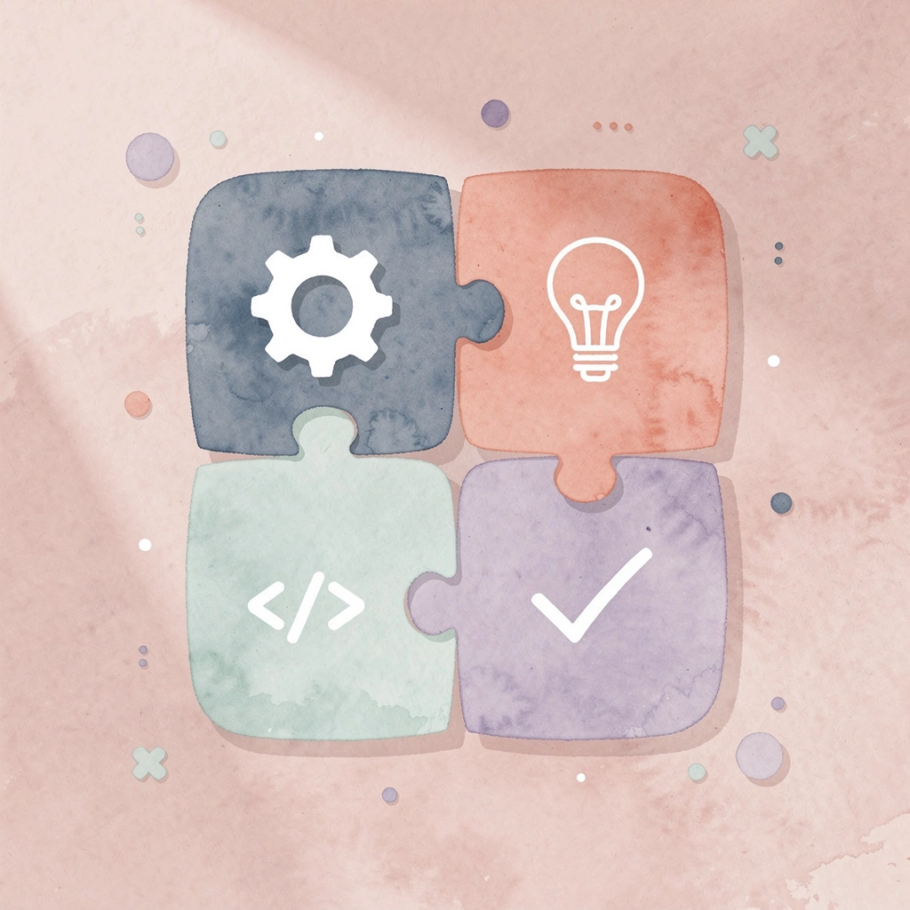Puzzle pieces representing holistic admissions approach