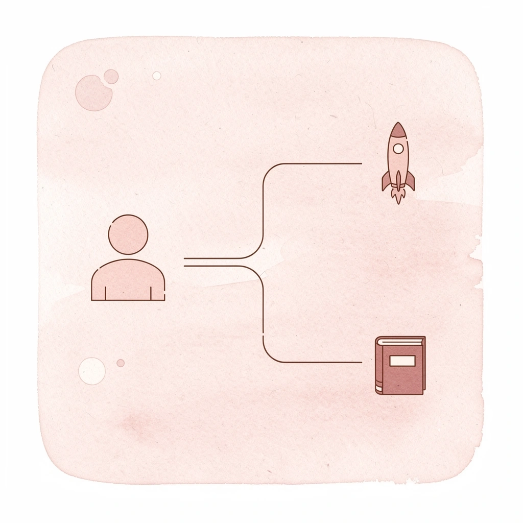 Icon showing test-optional admissions choice