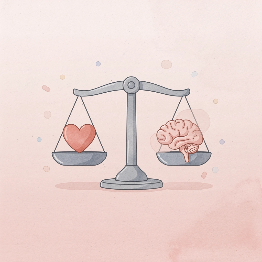 Balance scale icon representing the comparison between current SAT score and target score range