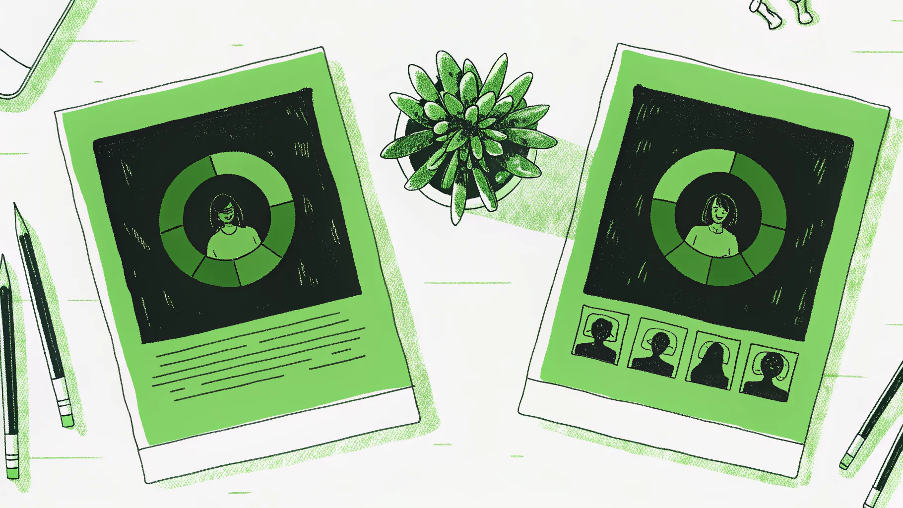 Two SAT score report cards showing inflated versus competitive percentile rings side by side