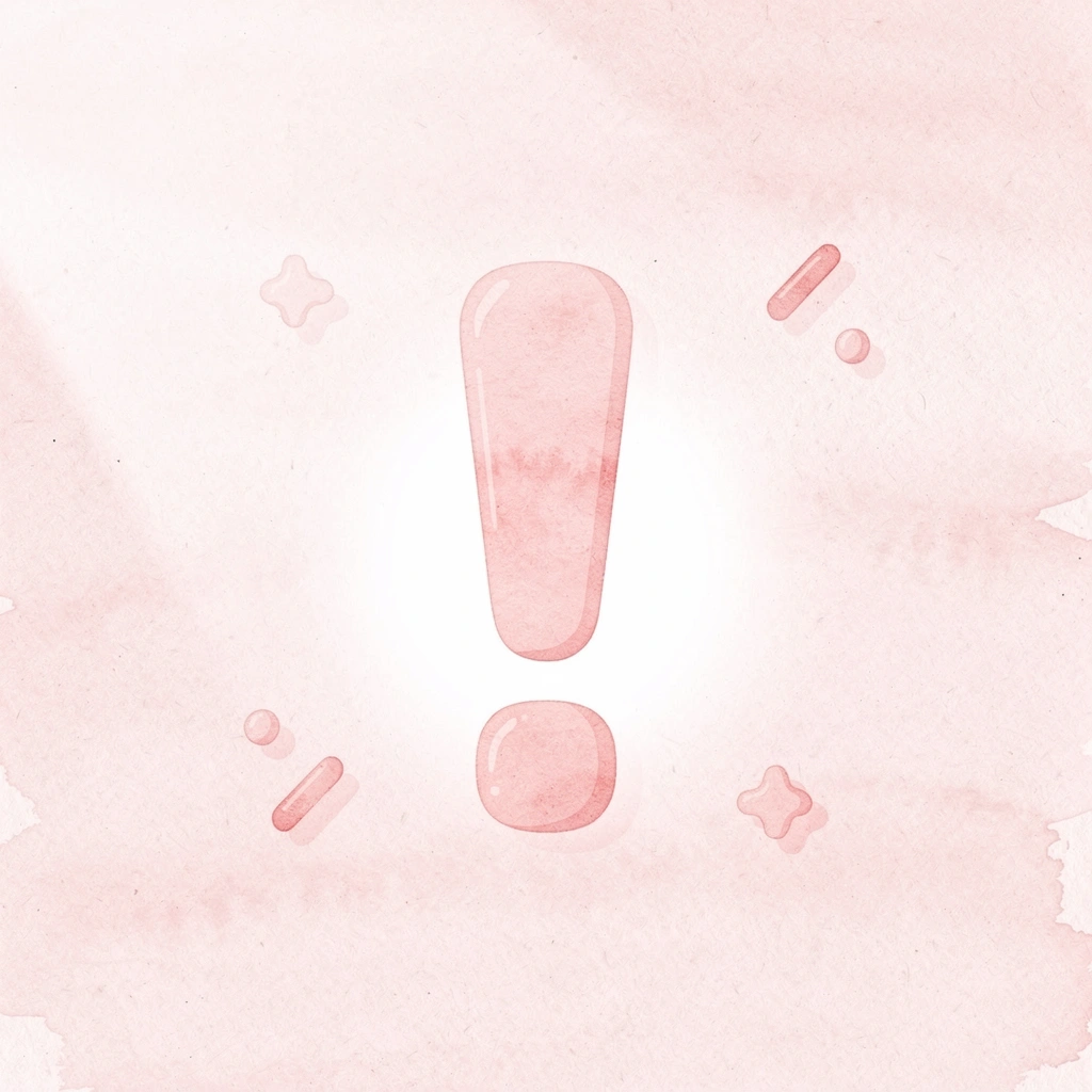 Exclamation mark icon representing the weight of a single test score