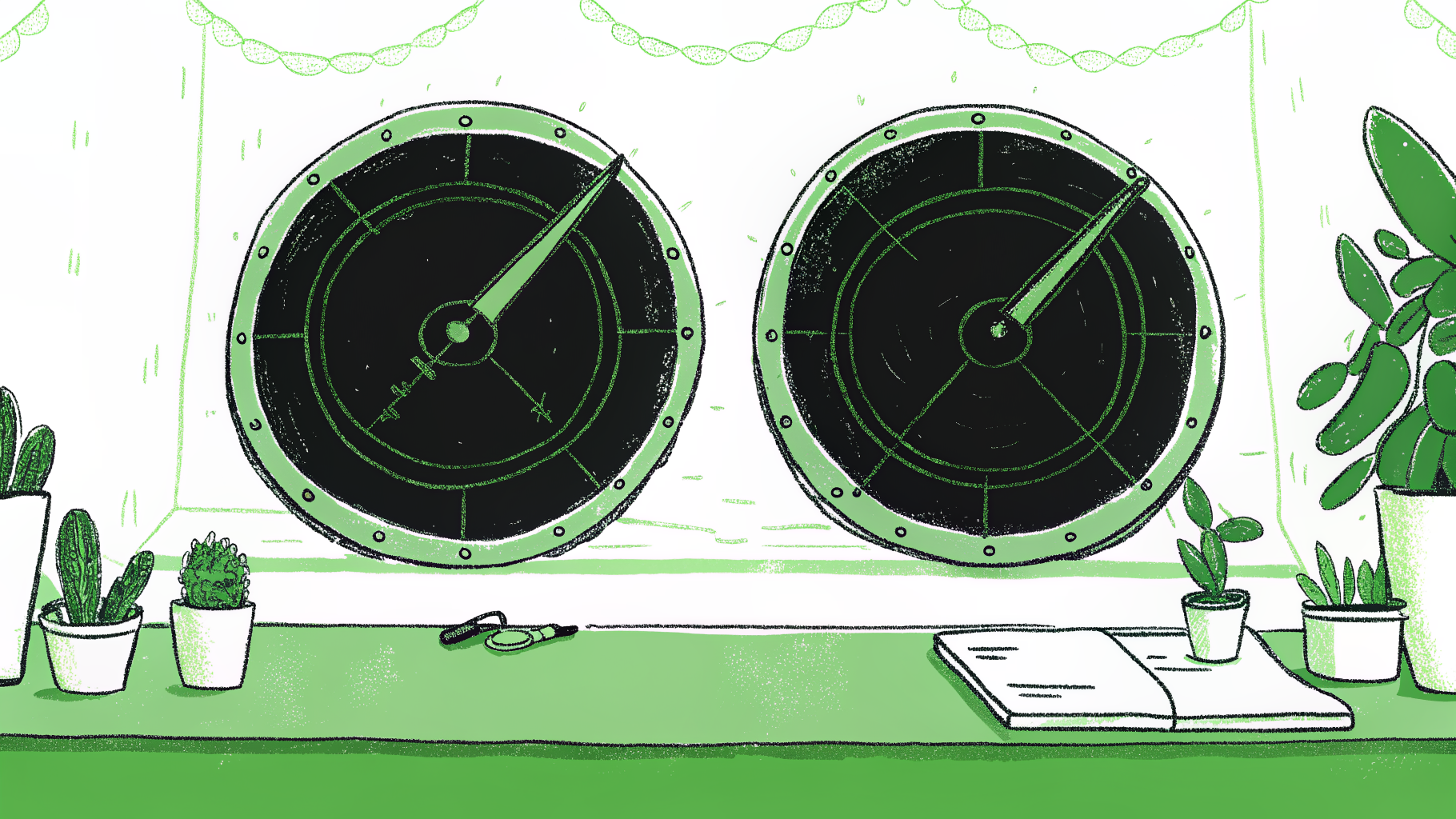 ACT and SAT score dials side by side showing Villanova's middle 50% ranges connected by an arrow