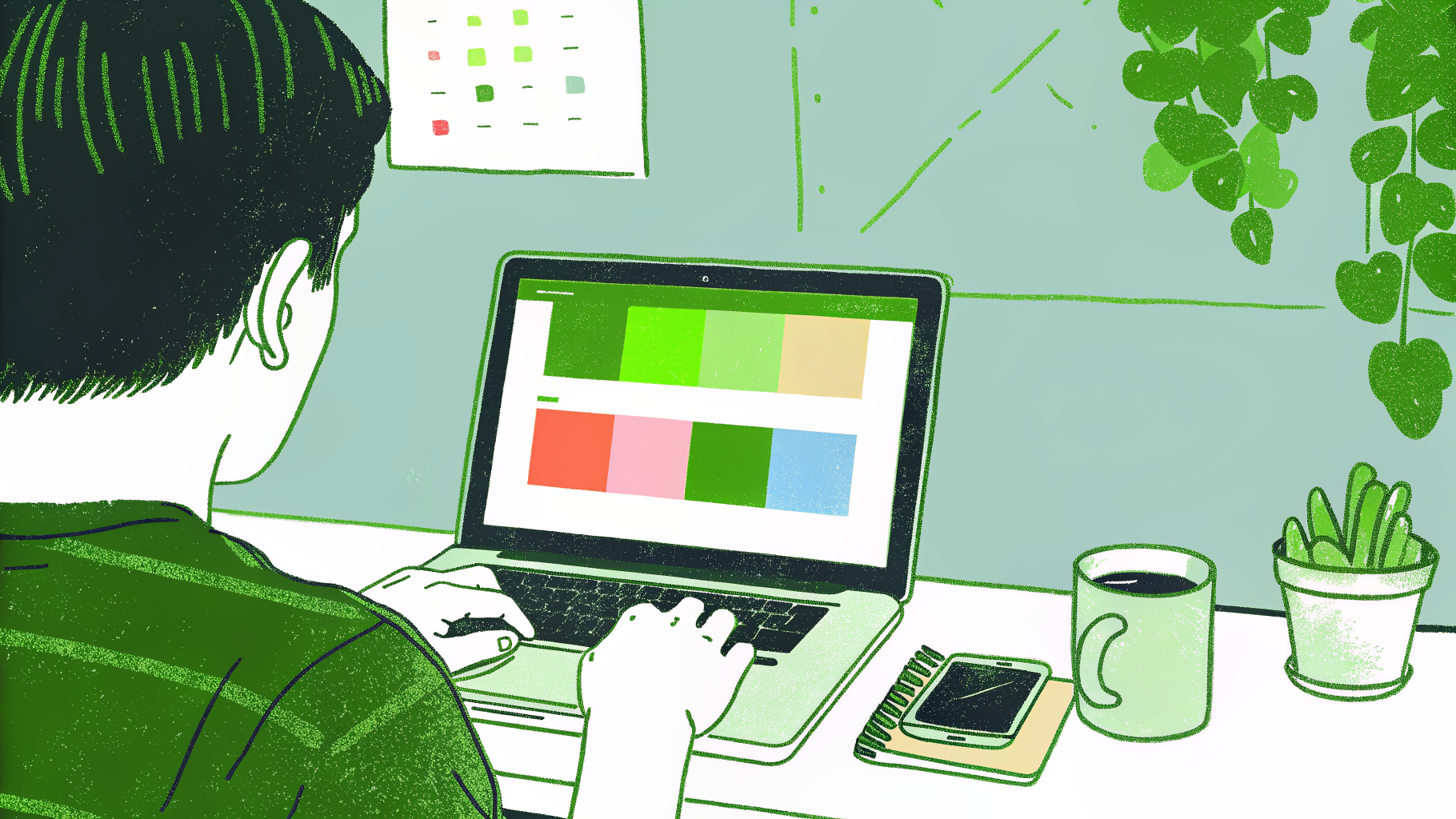Student reviewing a color-coded reach, match, safety college list on a laptop