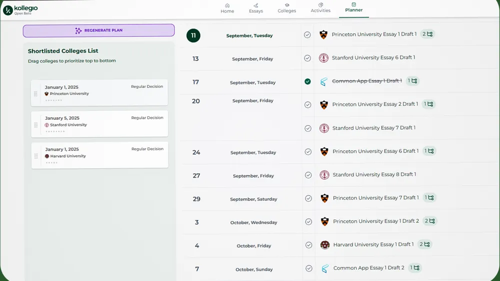 Introducing Our College Application Essay Planner