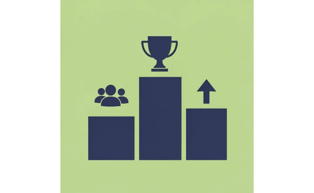  Podium showing high competition for top-ranked, well-known scholarship opportunities