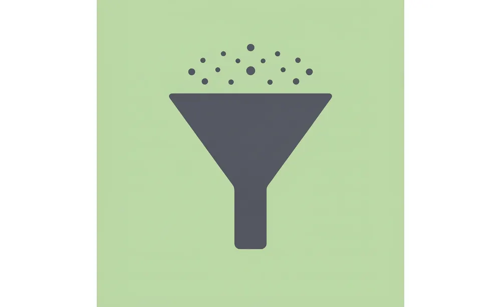 Funnel showing many visible scholarships filtering down to fewer, higher-acceptance-rate awards
