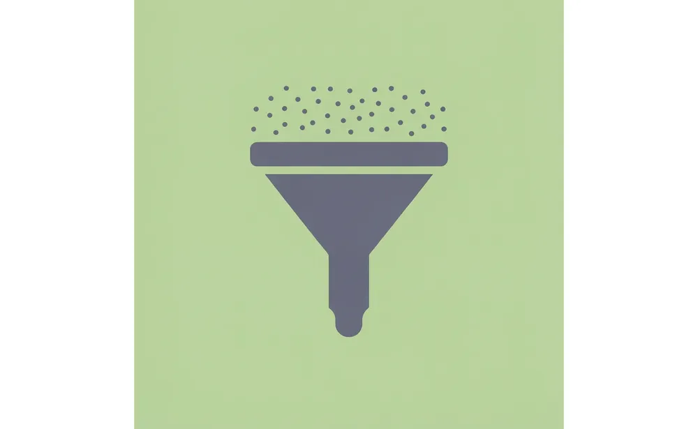 Funnel diagram showing many scholarship opportunities being filtered down to personalized matches