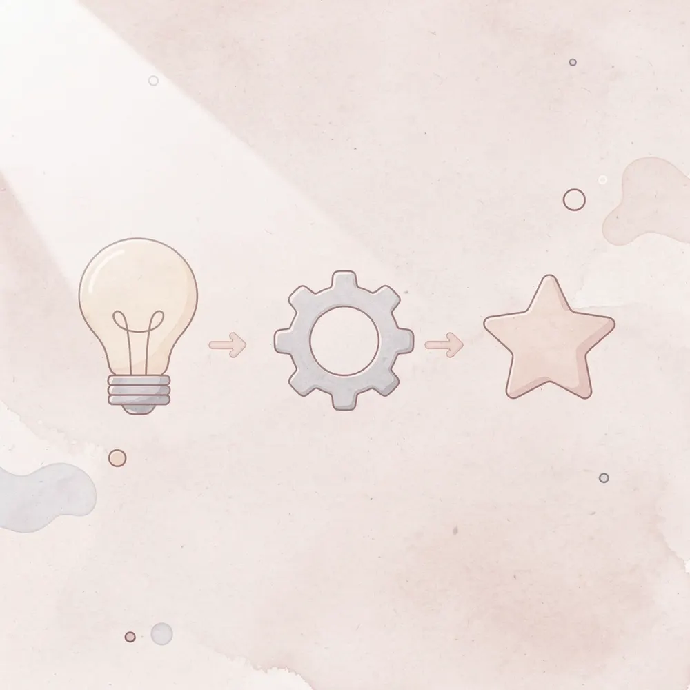Three icons showing deadline management, financial aid, and academic success